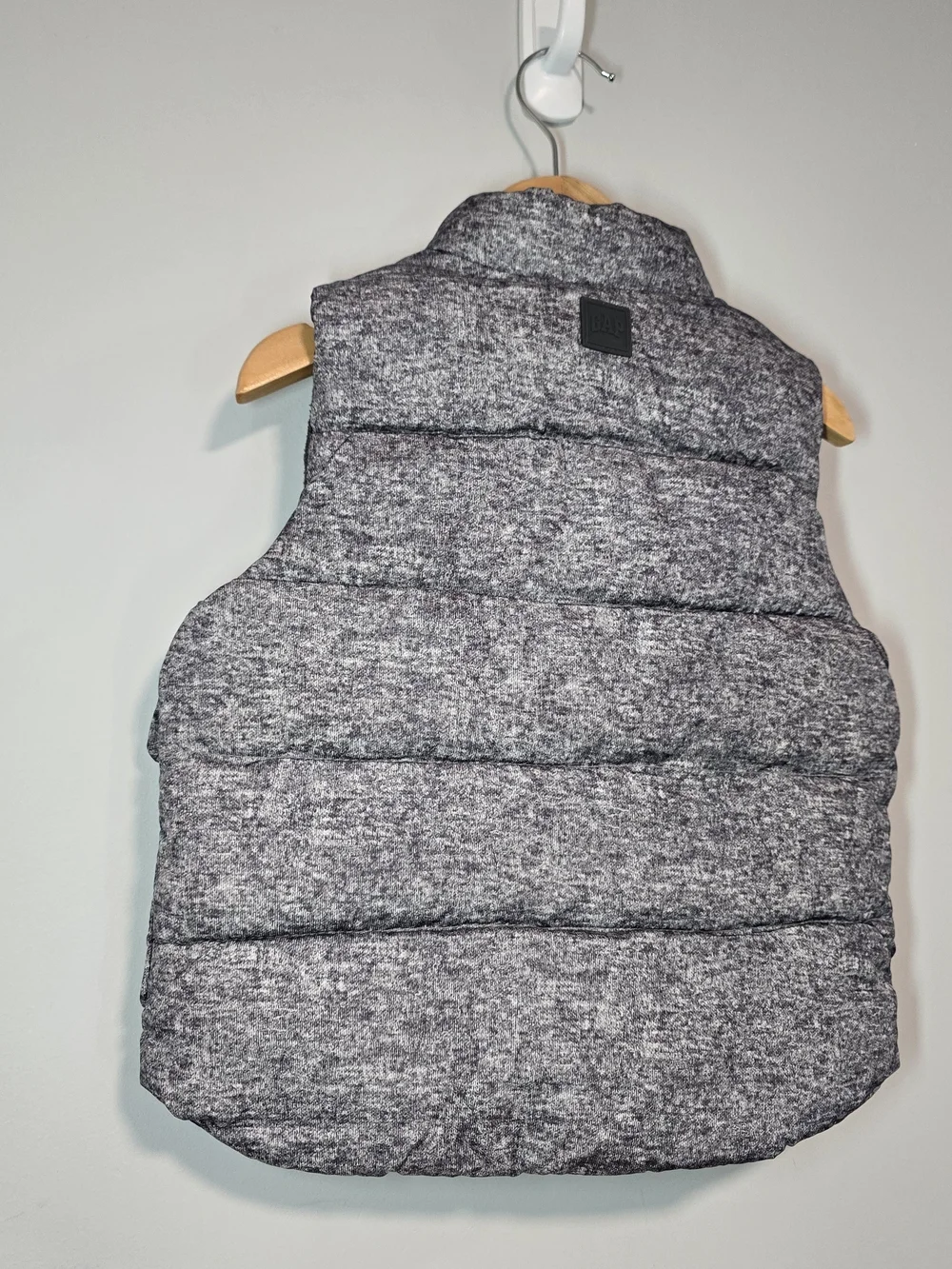 GAP Gray Quilted Puffer Vest